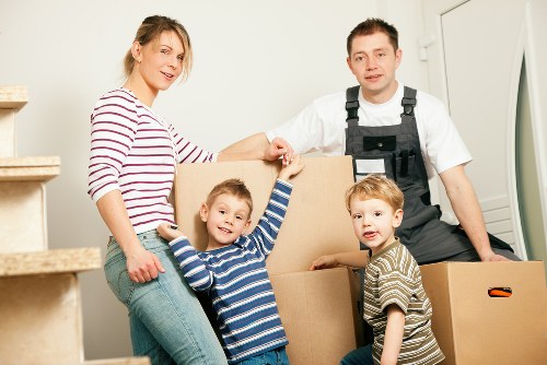 Careful loading for commercial moves in Hackney streets