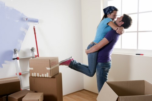 Furniture and box loading for a Hackney house move