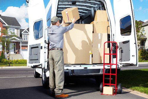 Removal of office furniture from a Hackney commercial property