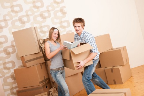 Commercial item transport for a Hackney business move