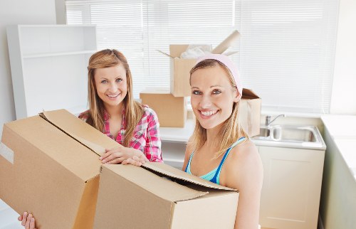 Local moving van team handling residential transport in Hackney