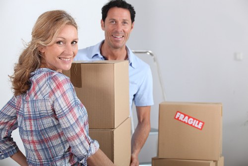 Furniture loading support for a Hackney flat move